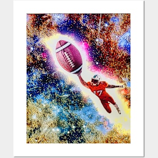 American football universe Posters and Art